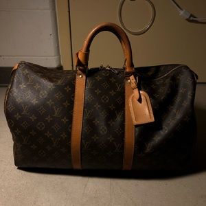 100% AUTHENTIC Louis Vuitton Keepall 50 Boston Bag